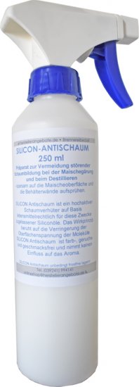 SILICON-Antischaum - 250 ml - Sprühflasche - zum Schließen ins Bild klicken