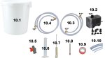 (Bild für) Zubehör Kühl-Set - deLúxe - mit Pumpe für unsere Edelstahl-Destillen über 20 Liter Kessel